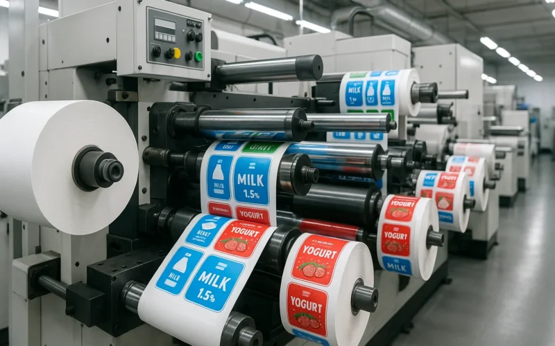 etyketa dlya molochnoyi produktsiyi